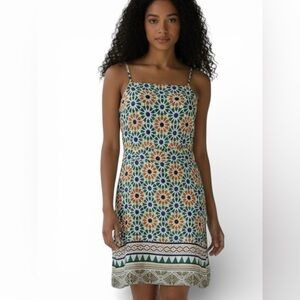 Sam Edelman NWT Mediterranean Mosaic Midi Sheath Dress Size 4 Graduation Spring